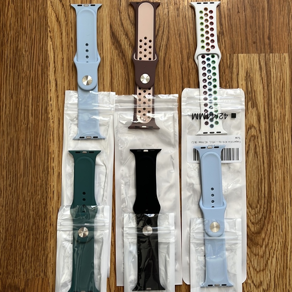 Apple Watch Bands 42/44MM 6 Pack Bundle NWT